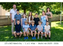 Základní škola Němčičky (1. a 2. ročník) - školní rok 2025/2026